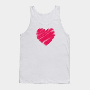 Charcoal Heart Tank Top